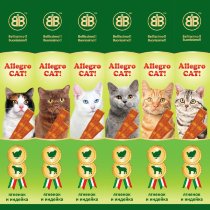 В&В Аллегро Кэт колбаски для кошек "Ягненок и индейка" (1 шт)