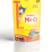 A-Soli Mii-O д/кошек Тунец с анчоусом в сырном соусе 80гр пауч