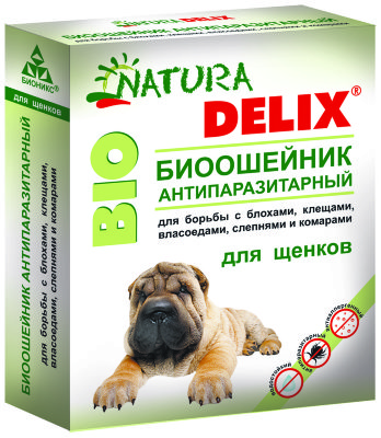 Деликс-Био Ошейник для щенков антипаразитарный Биоошейник для щенков