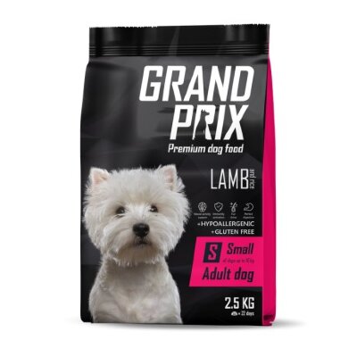 GRAND PRIX Small Adult д/собак мелких пород с ягненком 2,5 кг Супер-премиум класс
