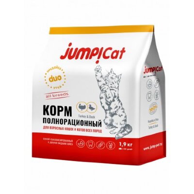 Jump Duo Adult д/кошек 0,4кг Премиум-класс