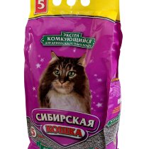Сибирская кошка Экстра (комкующийся) 5л