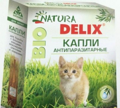 Деликс-Био Капли для котят антипаразитарные Капли для котят