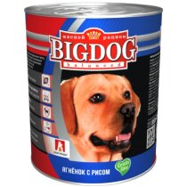 BIG DOG Ягненок с рисом 850 гр ж/б