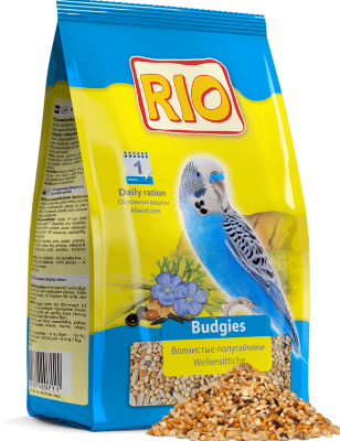 RIO Корм для волнистых попугайчиков, 500г Корм для птиц